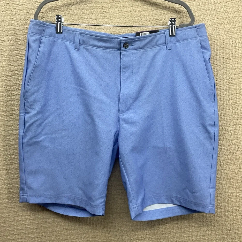 NEW Pebble Beach‎ Dry-Luxe Comfort Flex Performance Golf Short Size 40 Blue Dots